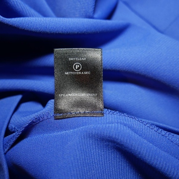 ROBERT Rodriguez Cobalt Blue Peplum Pencil Mini Dress EUC Size 8 - Picture 11 of 11